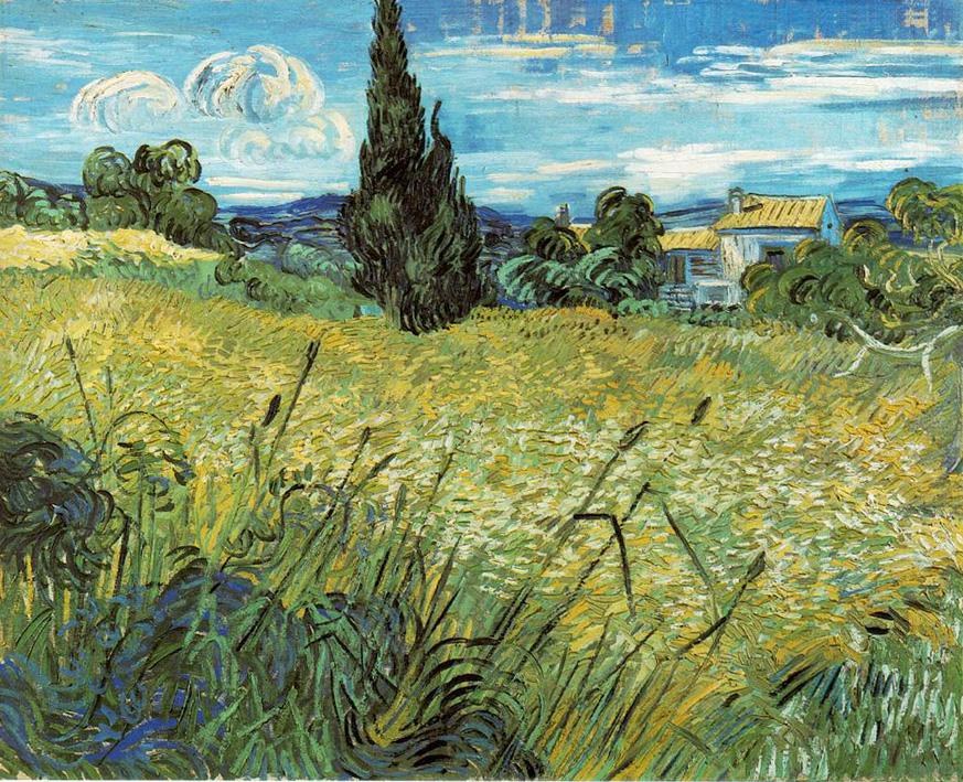 Vincent van Gogh Wheat Field 1889